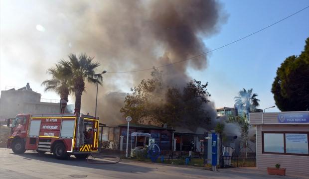 Aydın'da restoran yangını