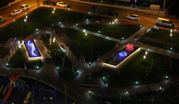 Belediye Batman'ı "su fıskiyeleri" ile süsledi