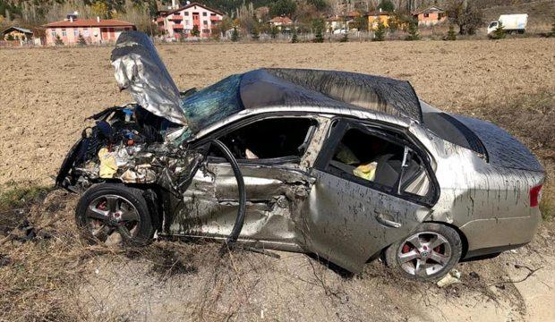 Gerede'de trafik kazası: 3 yaralı