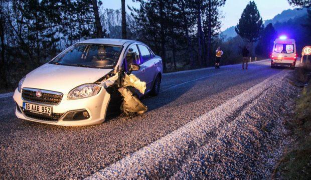 Kütahya'da trafik kazası: 4 yaralı