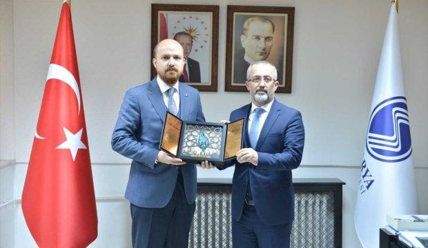 Bilal Erdoğan'dan SAÜ Rektörü Prof. Dr. Savaşan'a ziyaret