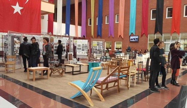 ESTÜ İç Mimarlık Bölümü öğrenci sergisi açıldı