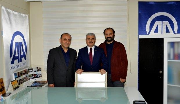 Vali Akın'dan AA Kırşehir Bürosu'na ziyaret