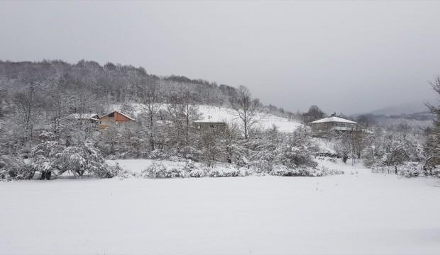 Kırklareli'de kar yağışı