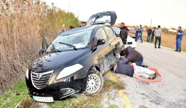 Muğla'da otomobil kanala düştü: 1 yaralı