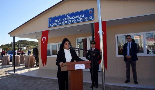 Milas'ta jandarma karakol binası açıldı