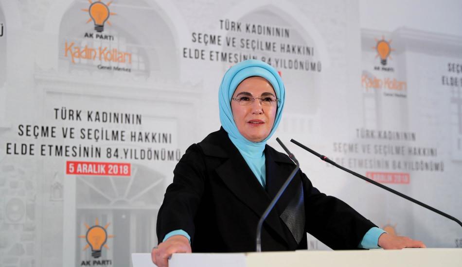 Emine Erdoğan Kadın Hakları Günü etkinliğine katıldı