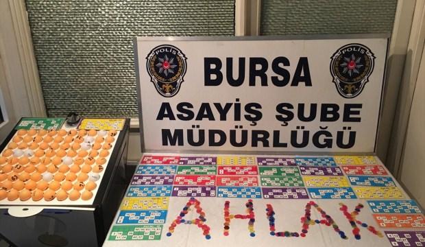 Bursa'da "tombala" operasyonu