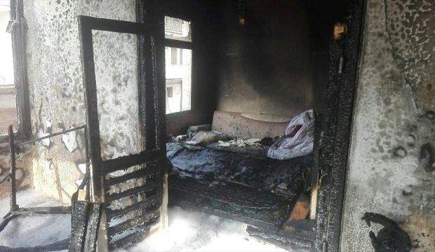 Aydın'da apartman dairesinde yangın