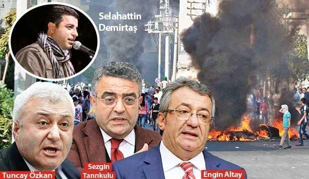 Hepsi Demirtaş'a kalkan oldu