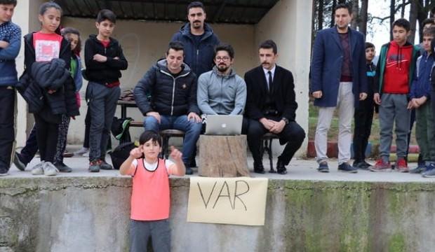 Okul futbol turnuvasında VAR kullanıldı!