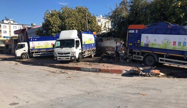 Mersin'de evden 22 kamyon çöp çıktı