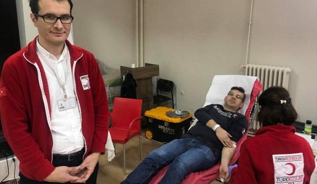 Edirne'de kan bağışı kampanyası
