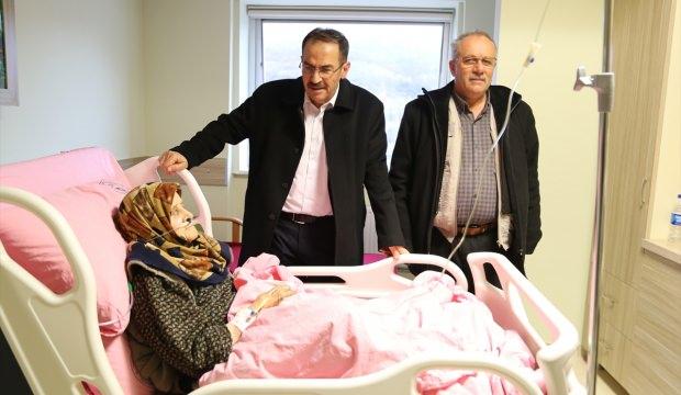 Başkan Hadimioğlu hastaneyi ziyaret etti