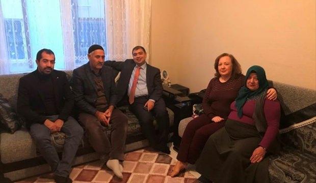 Kaymakam Kızıltoprak'tan şehit ailesine ziyaret