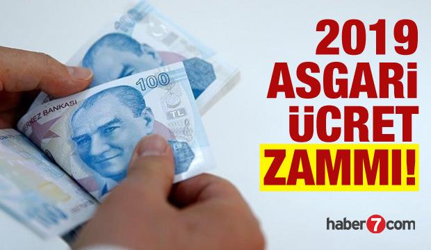 2019 asgari ücret zammı açıklandı! Asgari ücret ne kadar oldu?