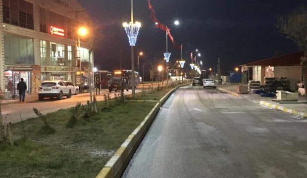 Saray'da sokaklar aydınlatılıyor