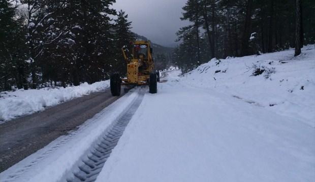 Akseki'de kapalı mahalle yolları ulaşıma açıldı