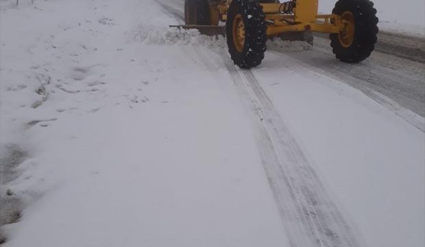 Viranşehir'de karla mücadele çalışmaları