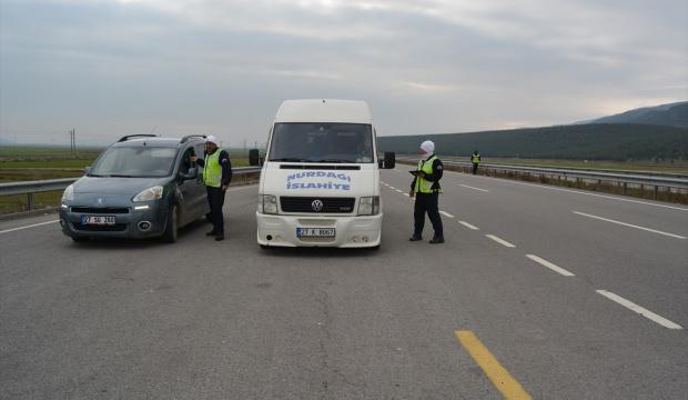 Nurdağı'nda trafik uygulaması yapıldı