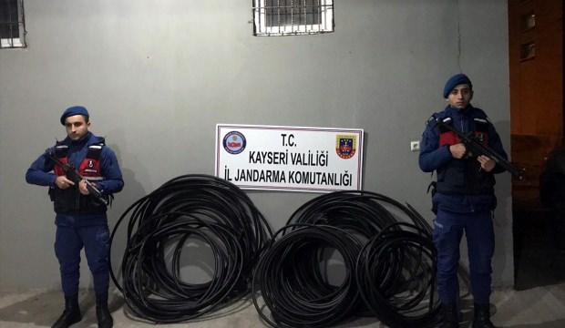 Kayseri'de kablo hırsızlığı