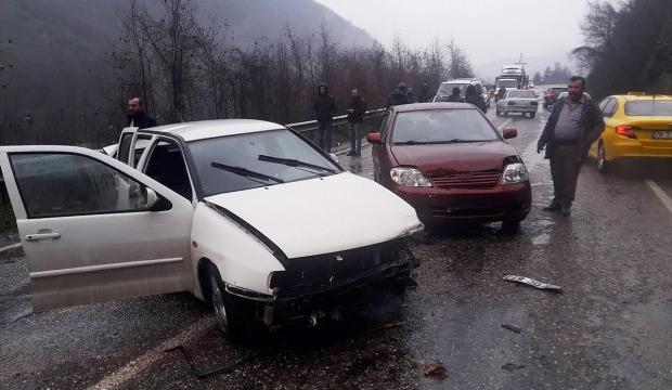 Karabük'te zincirleme trafik kazası: 7 yaralı