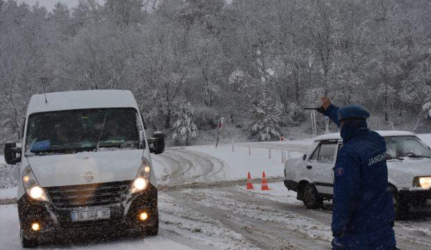 Bilecik'te kar yağışı