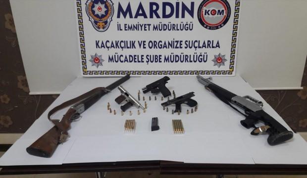 Mardin'de 5 ruhsatsız silah ele geçirildi