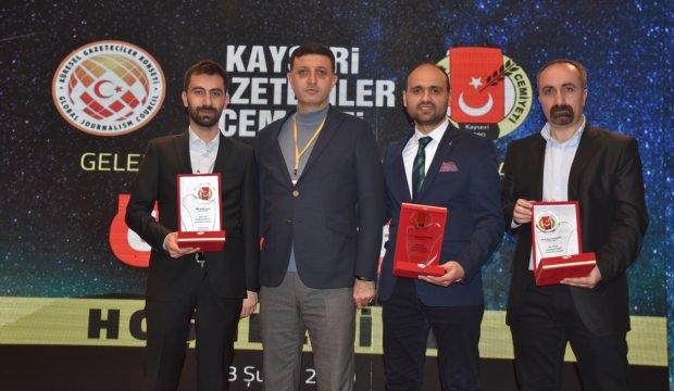 Kayseri Gazeteciler Cemiyeti'nden AA'ya 3 ödül