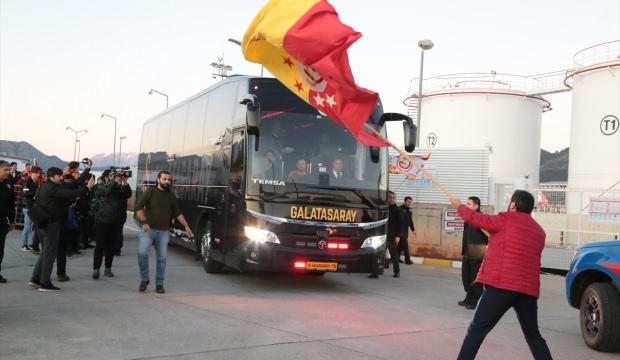 Galatasaray kafilesi Alanya'da