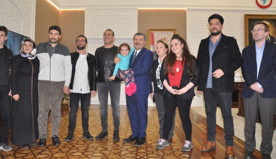 Haluk Levent'ten Bakan Koca'ya teşekkür ziyareti!