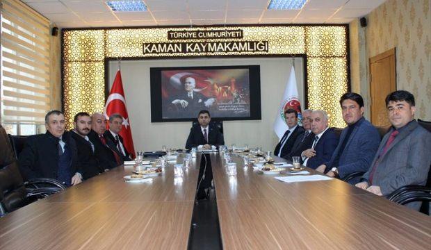 Kaman'da seçim güvenliği toplantısı yapıldı
