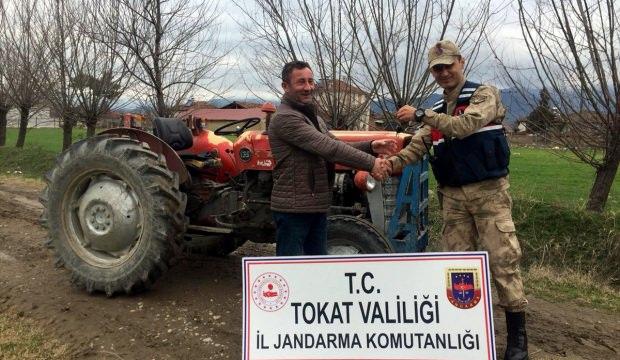 Tokat'ta çalınan traktör Erbaa'da bulundu