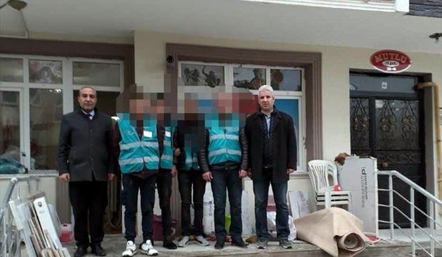 Hükümlüler şehit aileleri derneğini temizledi