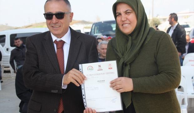 Antalya'da sera üreticilerine sertifika