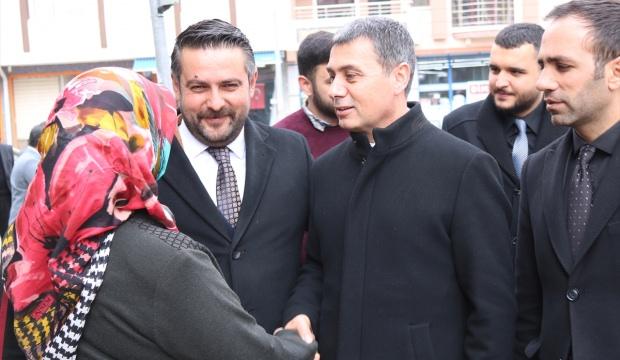 MHP Gölbaşı Belediye Başkan adayı Şimşek'ten esnaf ziyareti