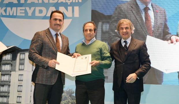 50 yıllık tapu hayali gerçek oldu
