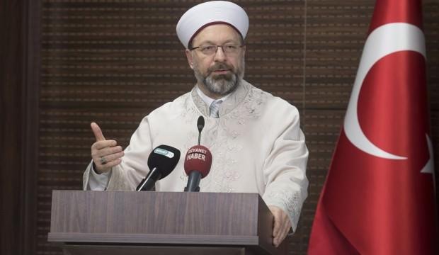 Diyanet Başkanı Erbaş'tan çok sert 'İsrail' açıklaması!