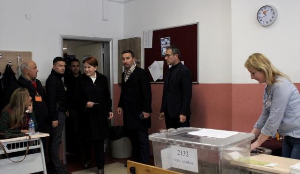 Akşener kurduğu partiye oy veremedi
