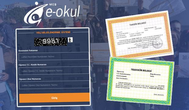 e okul 2 donem sinav sonuclari acikladi