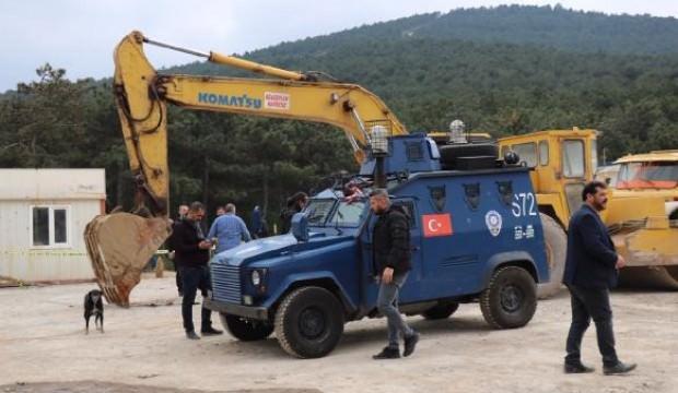 Maltepe'de TIR parkında top mermisi bulundu