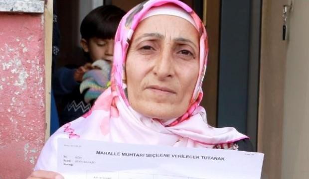 2 çocuk annesi, komşusundan borç aldığı altınla muhtar oldu