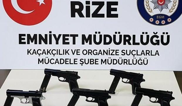 Rize'de silah kaçakçılarına ağır darbe