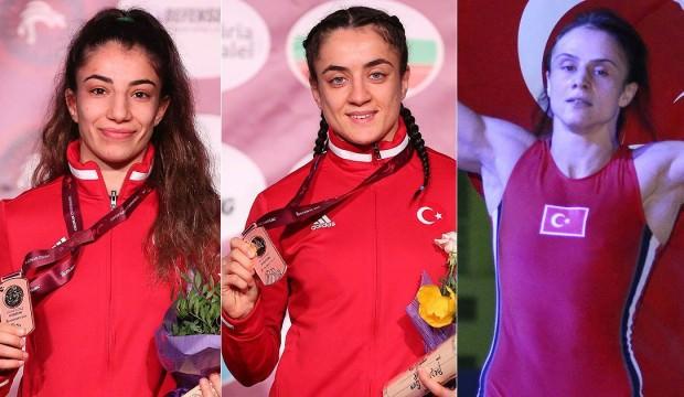 Avrupa Güreş Şampiyonası'nda üç bronz madalya!