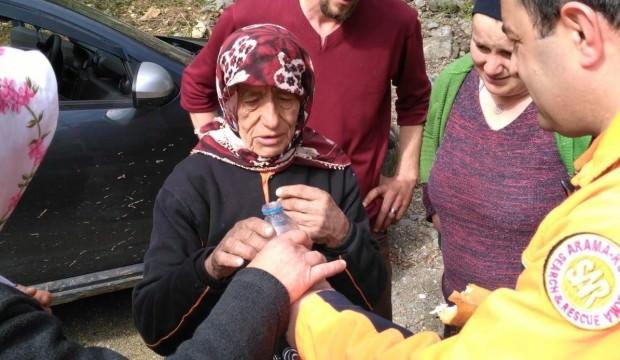 Kaybolan yaşlı kadın bulundu