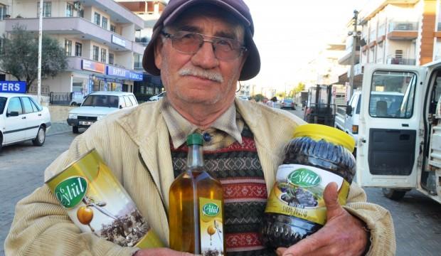 67’lik çiftçi kendi ürettiği zeytin ve zeytinyağına patent aldı