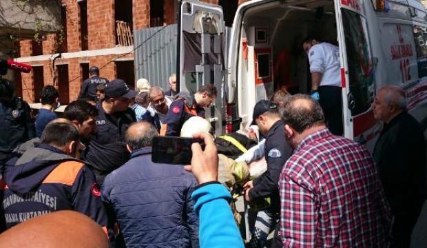 Ümraniye'de merdiven çöktü