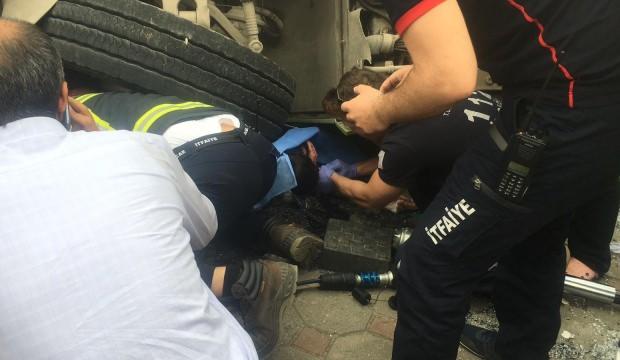 Halk otobüsü devrildi! Çok sayıda yaralı var
