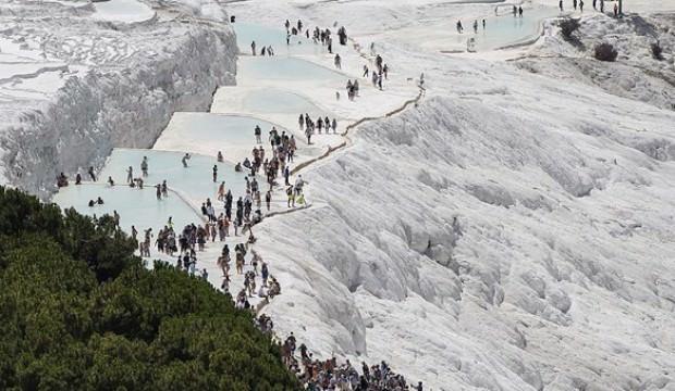 Pamukkale’de oteller yüzde 100 dolacak