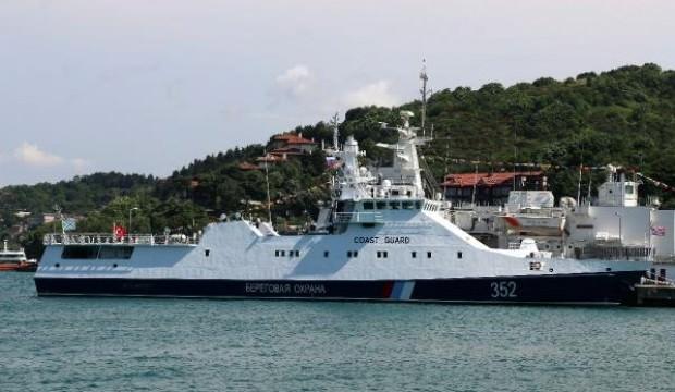 Rus sahil güvenlik botu eğitim amacıyla İstanbul'da